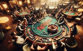 Live Free Bet Blackjack table at halutoto login with dealer and multi-camera setup